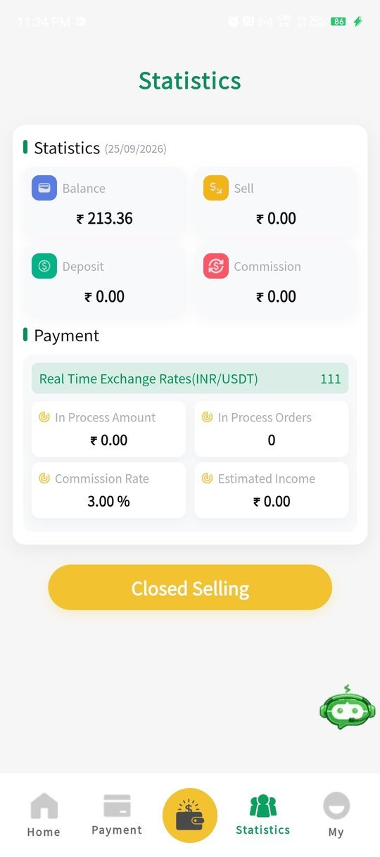 QQ Pay UPI link screen